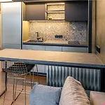 Stylish Black And White Loft *