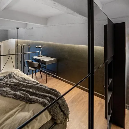 Stylish Black And White Loft