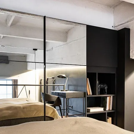 Stylish Black And White Loft Apartment *