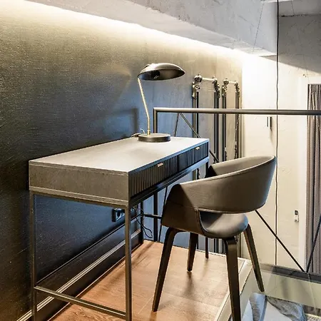 Stylish Black And White Loft