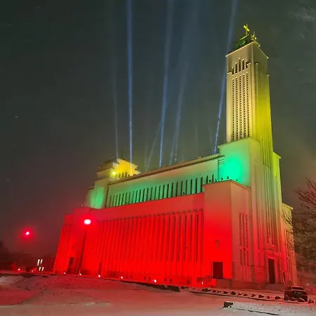 Stylish Black And White Loft Appartamento Kaunas