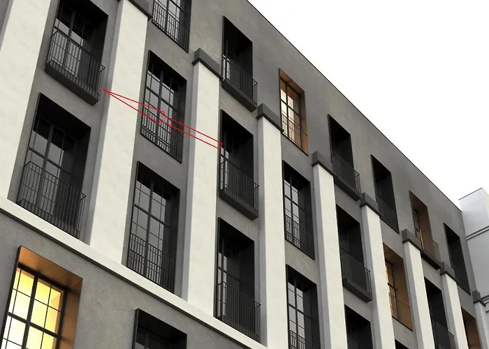 Stylish Black And White Loft Kaunas