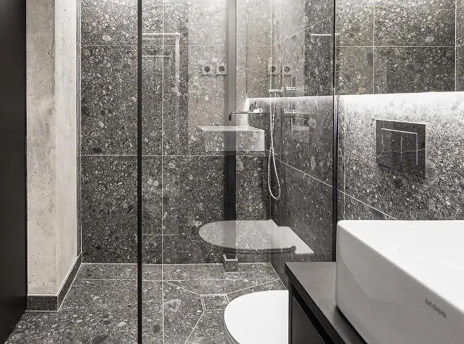 Stylish Black And White Loft Apartment