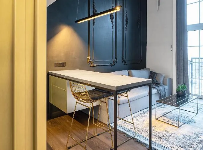 Apartment Stylish Black And White Loft *