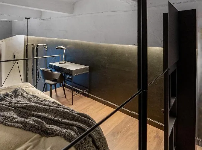 Stylish Black And White Loft